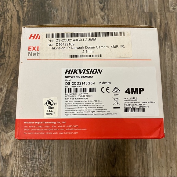 Hikvision DS-2CD2143G0-I 4MP IR Fixed Dome Network Camera, 1/3" Progress… - Picture 7 of 9
